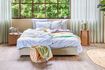 Miniature Block multicolored cotton bedspread 60x200 cm 2