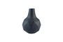 Miniature Blue aluminium vase 16 cm Bloom Clipped