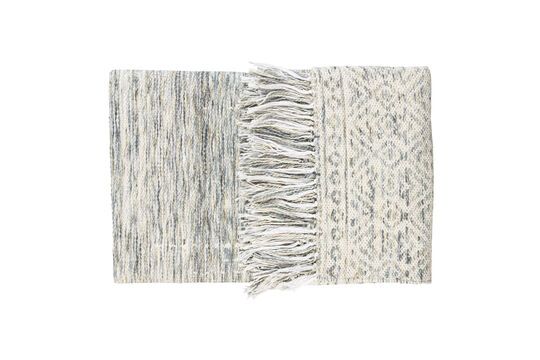 Blue cotton throw Liv