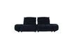 Miniature Blue fabric 3 seater sofa Hunter 1