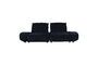 Miniature Blue fabric 3 seater sofa Hunter Clipped