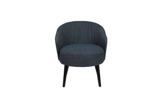 Blue fabric armchair Waldo Clipped