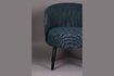 Miniature Blue fabric armchair Waldo 6