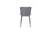 Miniature Blue fabric chair Junzo Rib 9