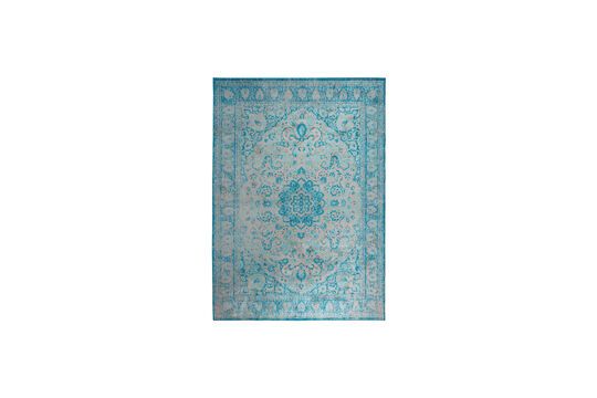 Blue fabric rug 200x200 cm Chi Clipped