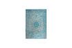 Miniature Blue fabric rug 200x200 cm Chi 1