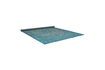 Miniature Blue fabric rug 200x200 cm Chi 5