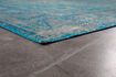 Miniature Blue fabric rug 200x200 cm Chi 12