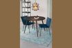 Miniature Blue fabric rug 200x200 cm Chi 4