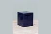 Miniature Blue lacquered cement stool 1