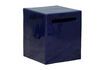 Miniature Blue lacquered cement stool 4