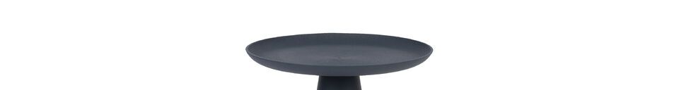 Material Details Blue metal side table Ringar