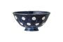 Miniature Blue porcelain bowl 13cm Camellia Clipped