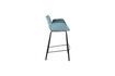 Miniature Blue velvet counter chair Brit 5