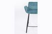 Miniature Blue velvet counter chair Brit 8