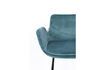 Miniature Blue velvet counter chair Brit 9