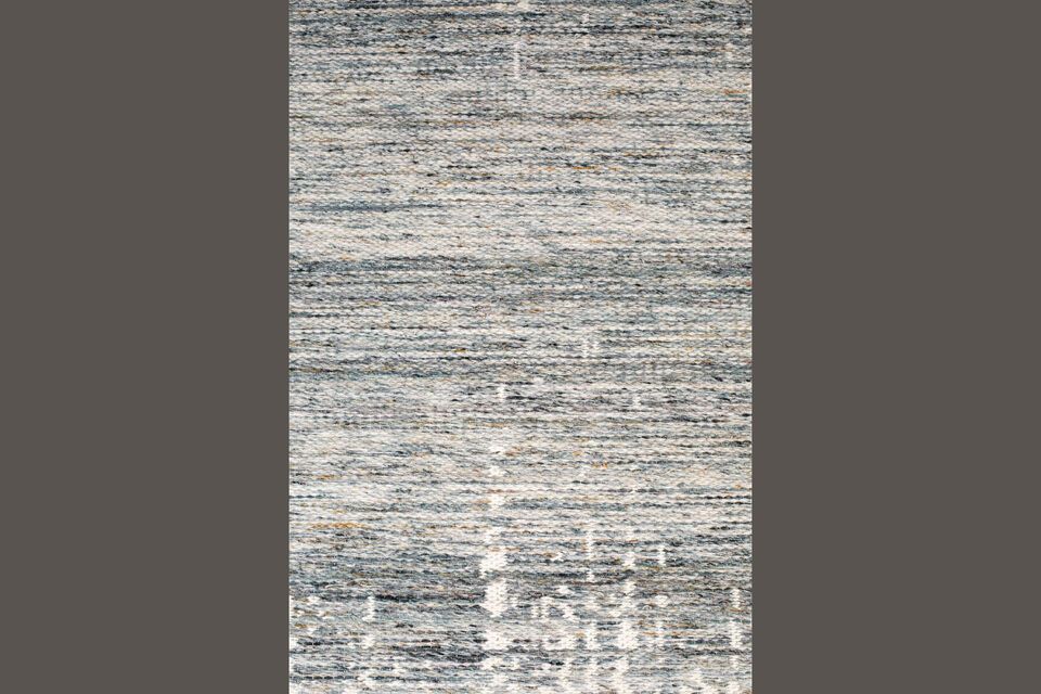 Blue wool rug 200x300 cm Liv - 9