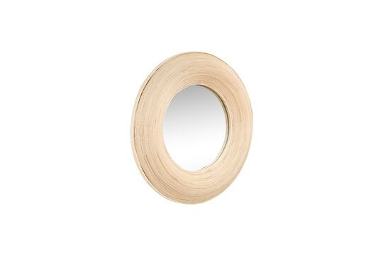 Blush clear bamboo mirror Clipped