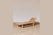 Miniature Bora-Bora beige teak chaise longue 1