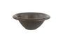 Miniature Bosque brown stoneware bowl Clipped