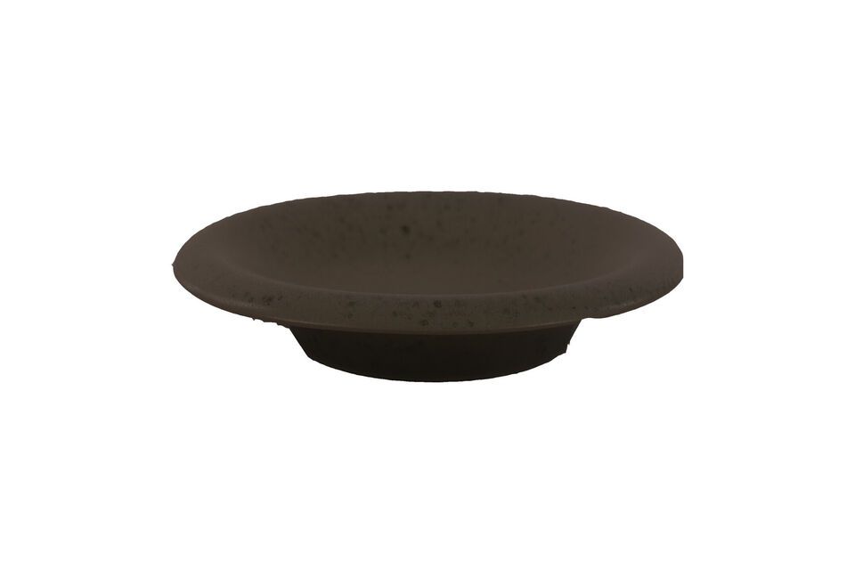 Bosque brown stoneware plate - 7