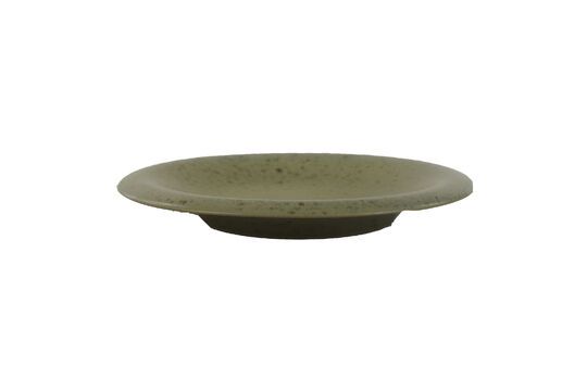 Bosque khaki stoneware dessert plate