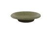 Miniature Bosque khaki stoneware plate 1