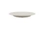 Miniature Bosque white stoneware dinner plate Clipped