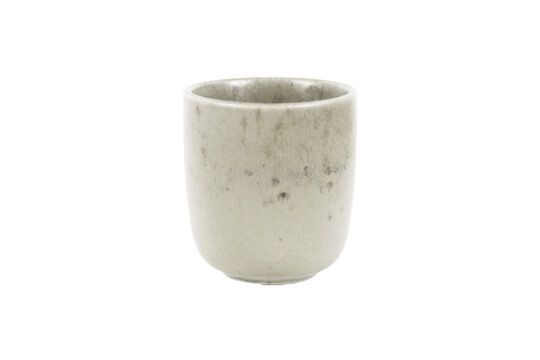 Bosque white stoneware glass Clipped