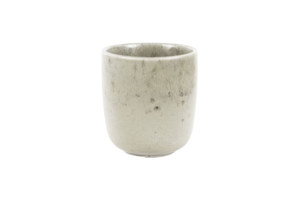 Bosque white stoneware glass Pomax