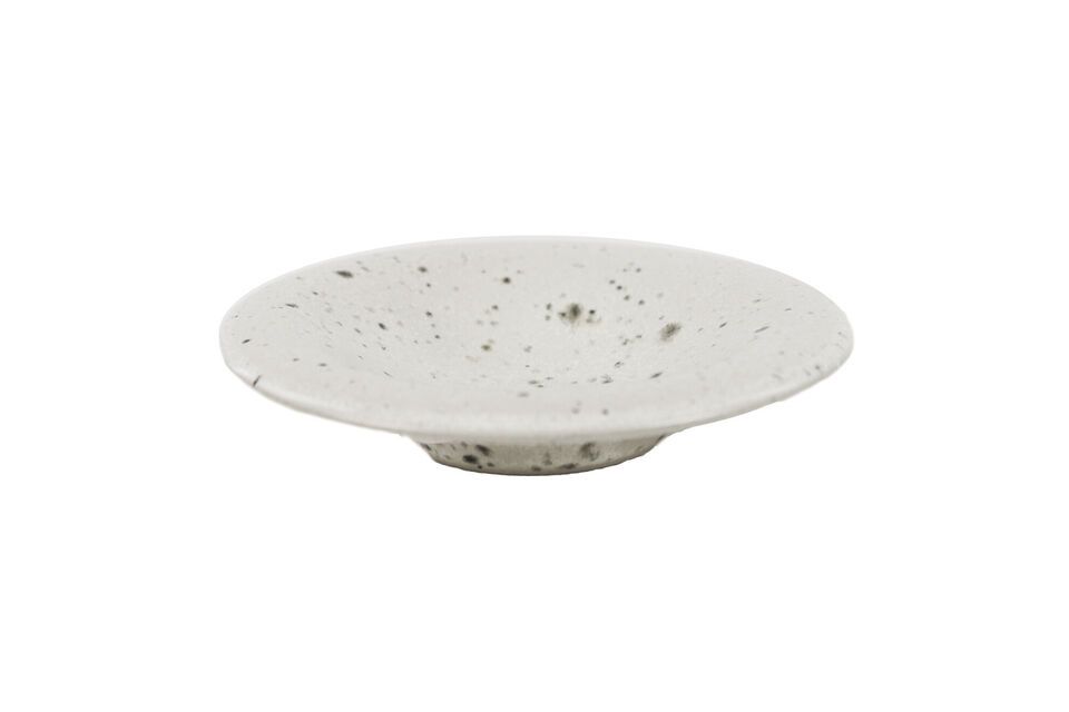 Bosque white stoneware plate Pomax