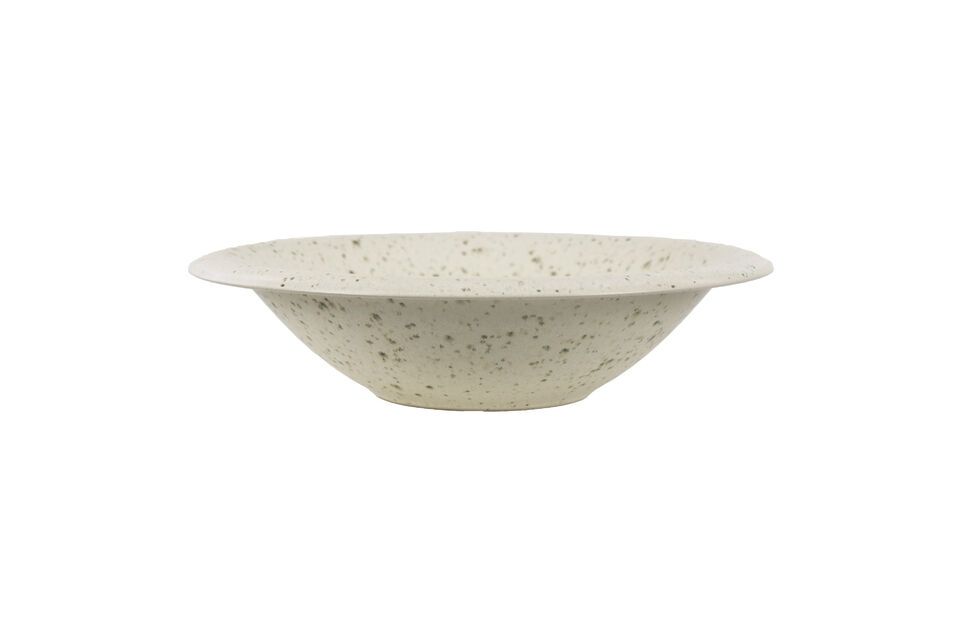 Bosque white stoneware salad bowl Pomax