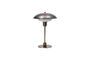 Miniature Boston table lamp in brown metal Clipped