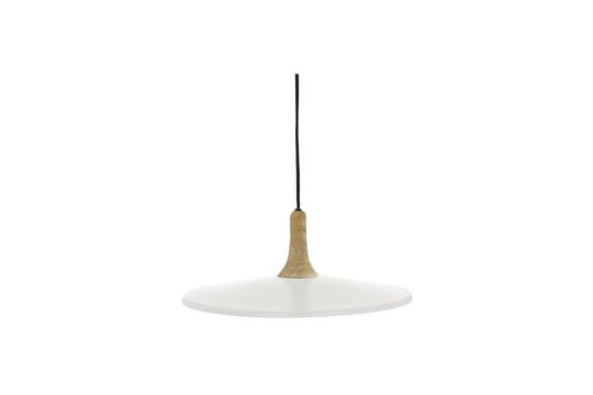 Brampton white metal round pendant light Clipped