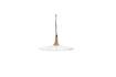 Miniature Brampton white metal round pendant light 3