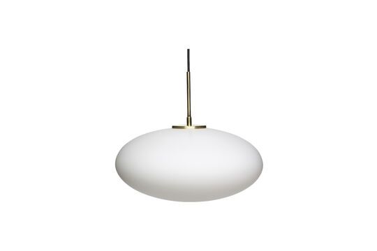 Brass glass ellipse pendant Muse