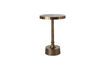 Miniature Brass plated aluminum side table Mace 1