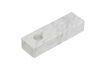 Miniature Brick white marble candlestick 4