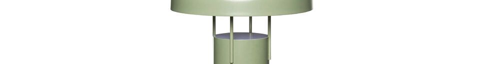 Material Details BringMe green metal table lamp