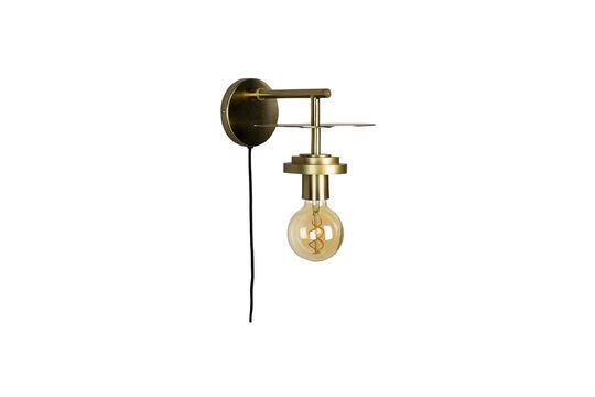 Bronze iron wall lamp Aden Clipped