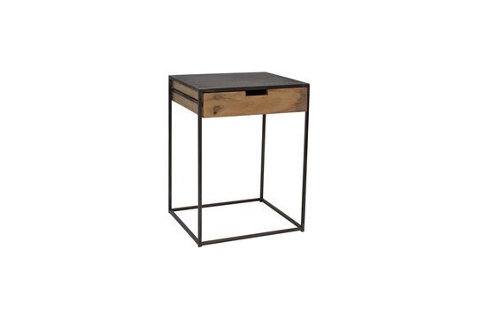 Brooke grey wooden bedside table Clipped