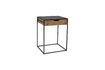 Miniature Brooke grey wooden bedside table 1