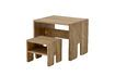 Miniature Brown children's oak table Bas 2