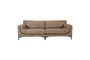 Miniature Brown fabric 3-seater sofa Balcony Clipped