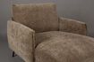 Miniature Brown fabric armchair Harper 3