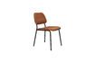 Miniature Brown fabric chair Darby 1