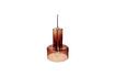 Miniature Brown glass pendant Ripple 4