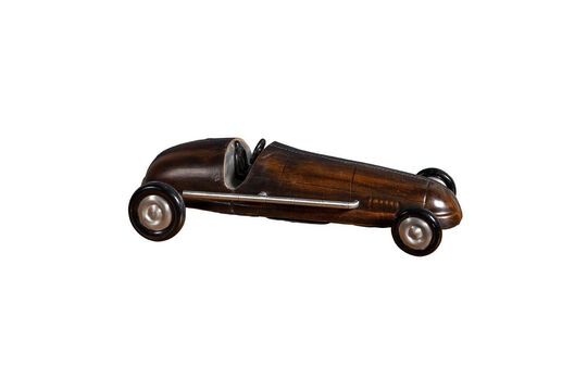 Brown leather car figure Leather Clipped