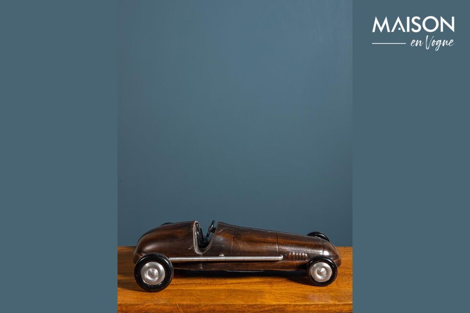 Discover the elegance and vintage charm evident in our Chamois Leather Car Figure