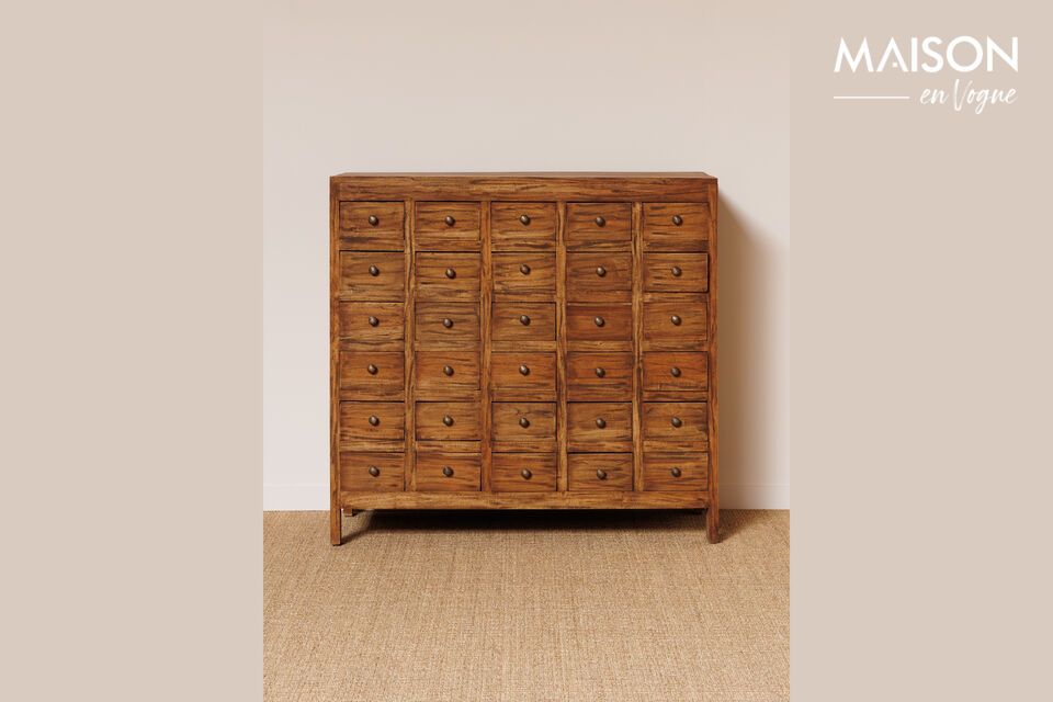 Brown mahogany chest of drawers Mercerie Chehoma